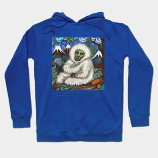 Yeti in the Himalayas in the style of Paul Gauguin Hoodie